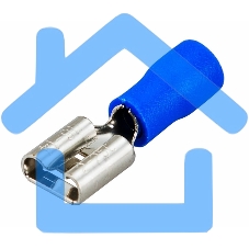 Клемма плоская изолированная гнездо 7.4 мм 1.5-2.5 мм² (РПи-м 2.5-(6.3)/РПИм 2-250) Rexant