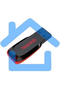 Флешка USB 128 Gb SanDisk CZ50 Cruzer Blade, USB 2.0