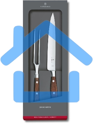 Набор ножей кухонных Victorinox Grand Maitre (7.7240.2) компл.:1шт вилка дерево подар.коробка