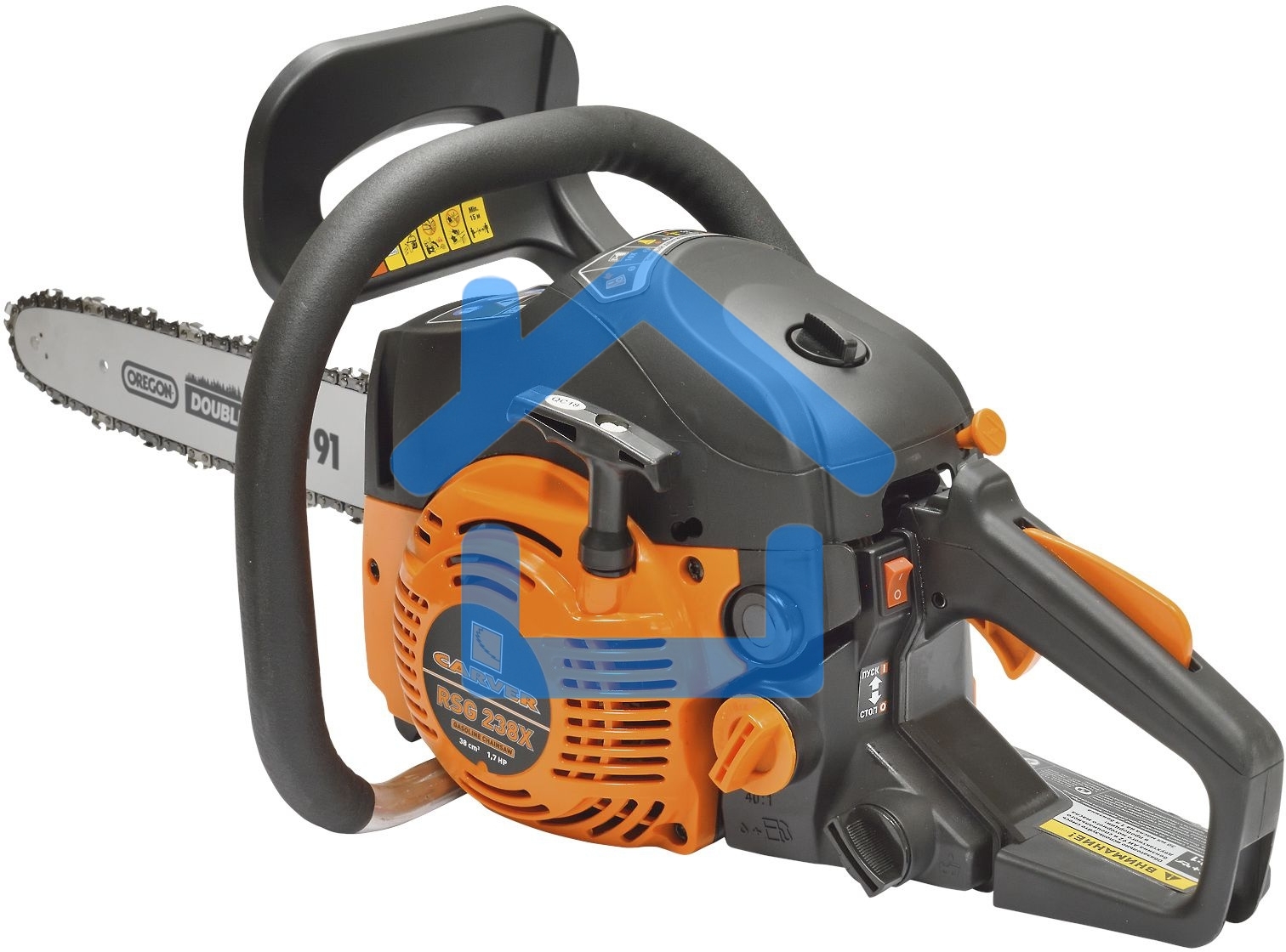 Бензопила Carver RSG 238Х 1300Вт 1.7л.с. дл.шины:14