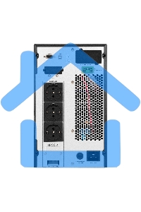 Источник бесперебойного питания On-line ExeGate PowerExpert TL-3000.96V.LCD.AVR.3SH.USB.RS232.SNMP 3000VA/3000W, On-Line, PF=1, LCD, 3*Schuko, RS232, USB, SNMP-slot, встроенные батареи 12V 7.2Ah - 8шт, возможность подключения до 4 внешних батарейных блоко