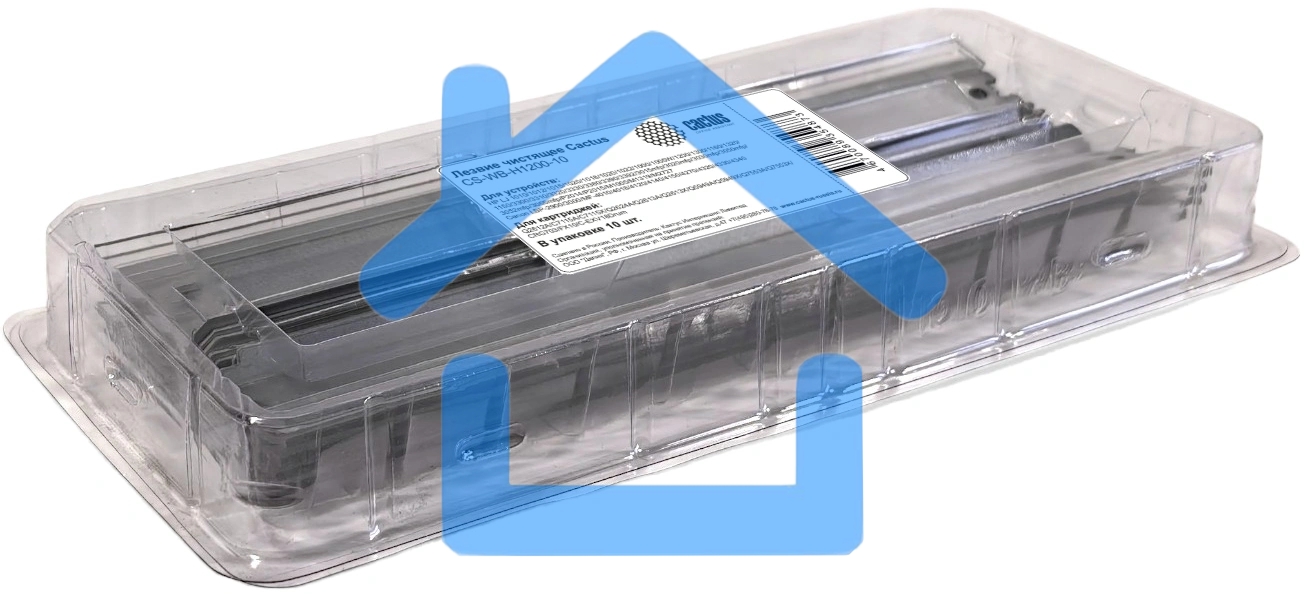 Лезвие чистящее Cactus CS-WB-H1200-10 для HP LJ 1010/1012/1015/1020/1018/1020/1022/1000/1005W/1200/1300/1160/1320/1150/3300/3310/3320/3330/3380/3390/3392/3015mfp/3020mfp/3030mfp/3050mfp/3052mfp/3055mfp/P2014/P2015/M1005/M1319/M2727 Canon LBP-2900/3000/MF-