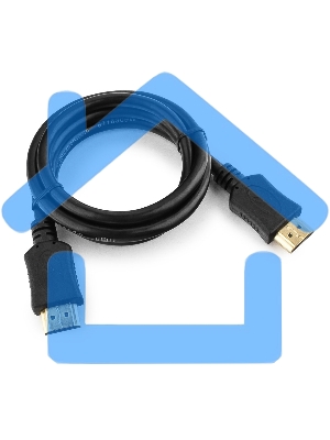 Кабель Cablexpert HDMI CC-HDMI4L-1M, 19M/19M, v2.0, серия Light, позол.разъемы, экран, 1м, черный, пакет