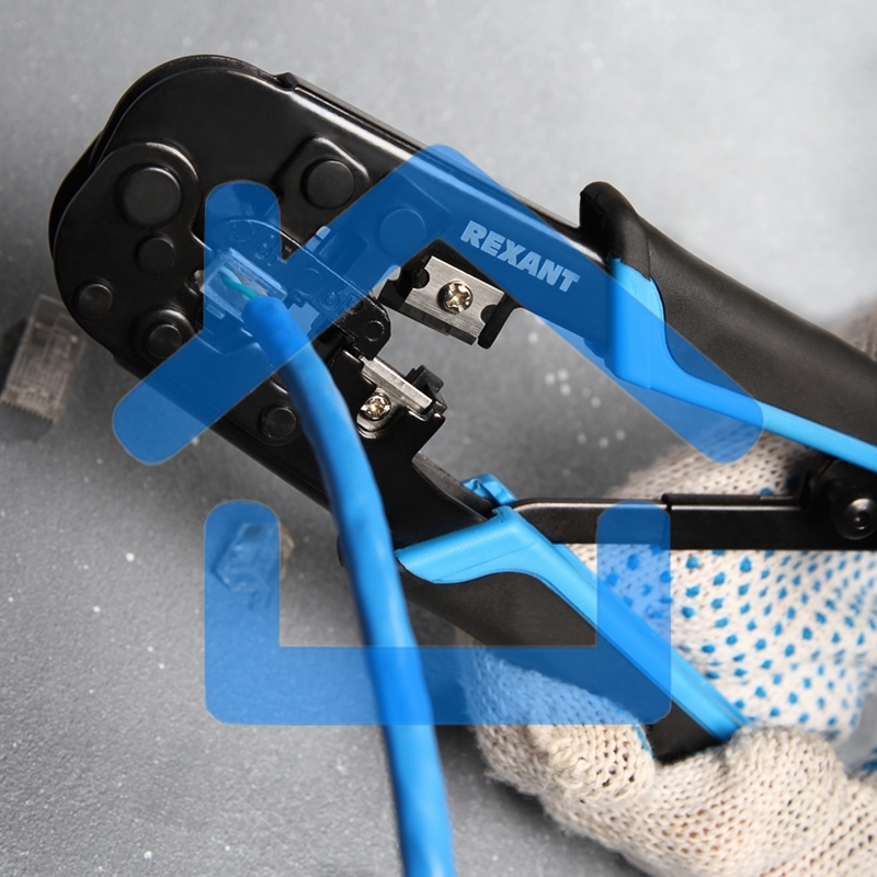 Кримпер для обжима Rexant HT-568R (12-3432-1) 8P8C / 6P6C (HT-568R) (TL-568R)