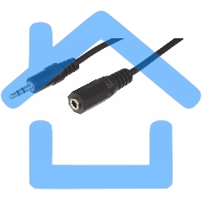 Кабель Rexant (17-4003) Шнур 3.5мм гнездо стерео - 3.5мм штекер стерео 1.5М