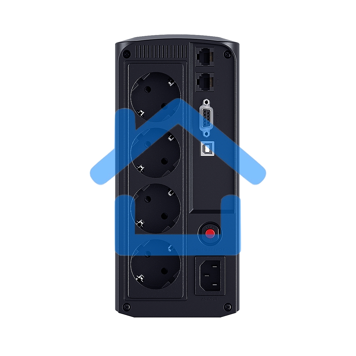Источник бесперебойного питания CyberPower VP700ELCD Line-Interactive 700VA/390W USB/RS-232/RJ11/45 (4 EURO)