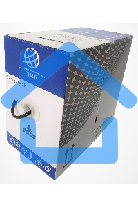 Кабель сетевой Ningbo UTP 4 пары cat5E solid 0.5мм CCA molded 305м серый outdoor