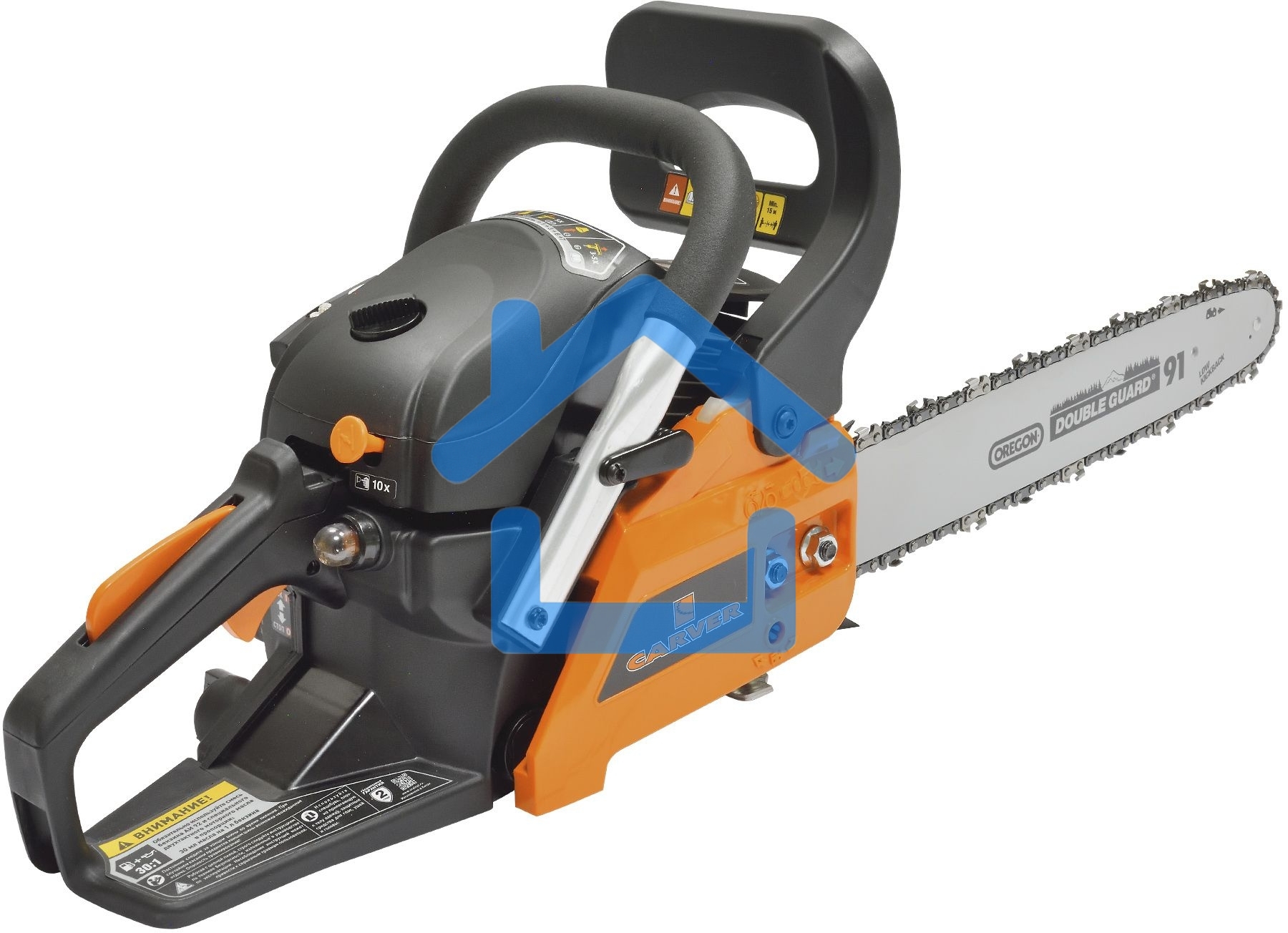 Бензопила Carver RSG 238Х 1300Вт 1.7л.с. дл.шины:14