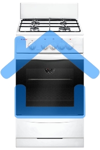 Плита газовая Gefest ПГ 3200-08 белый, конфорок 4 шт, духовка 42 л, 50 см x 85 см x 53 см