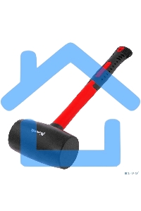 Киянка резиновая Matrix, 910 г, черная резина, фибергласовая рукоятка