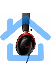 Наушники с микрофоном HyperX Cloud III черный/красный 1.2м мониторные оголовье (727A9AA)