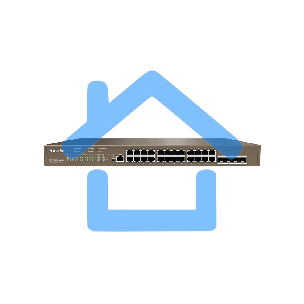 Коммутатор 24PORT 1000M POE 4SFP G5328P-24-410W IP-COM