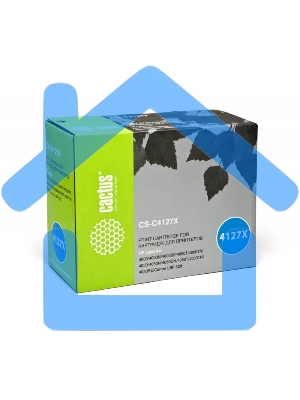 Картридж лазерный Cactus CS-C4127X черный (10000 стр.) для HP LJ 4000/4050