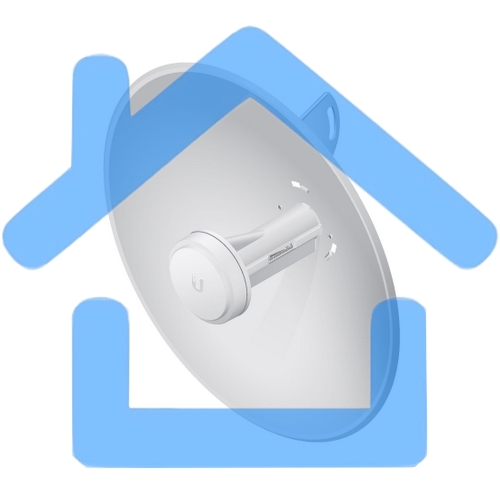 Точка доступа Ubiquiti ISP PBE-M2-400 10/100BASE-TX компл.:параболический отражатель/антенна/крепления/адаптер белый