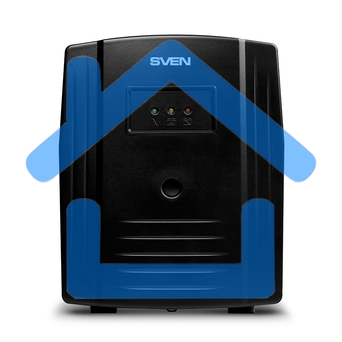 Источник бесперебойного питания SVEN Pro 1000 1000VA/720W USB, RJ-45 (3 EURO) 