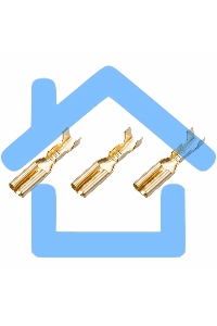 Клемма плоская Rexant, гнездо - 3.6 мм, 1 - 1.5 мм², (РП-м 1.5-(2.8) / DJ622-D2.8*0.5B), в упак. 10 шт.