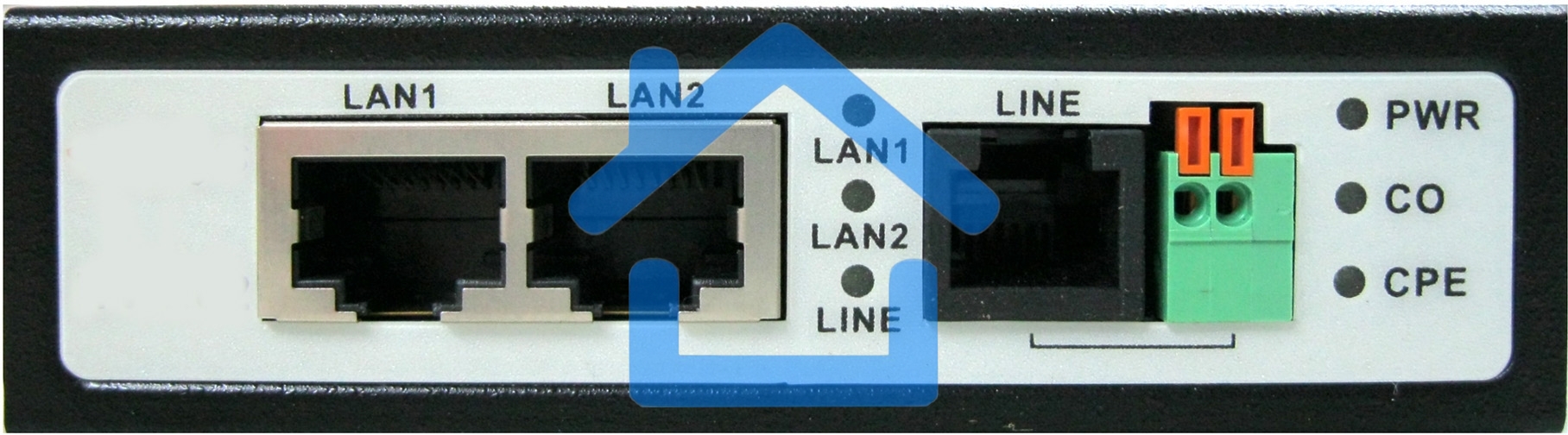 Удлинитель Ethernet Osnovo TR-IP2 (VDSL) на 2 порта до 3000м (необходимо 2 устройства)