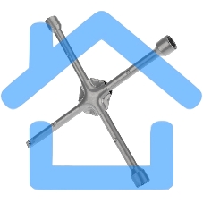 Ключ-крест баллонный Rexant 17х19х21 мм, под квадрат 1/2, усиленный, толщина 16 мм