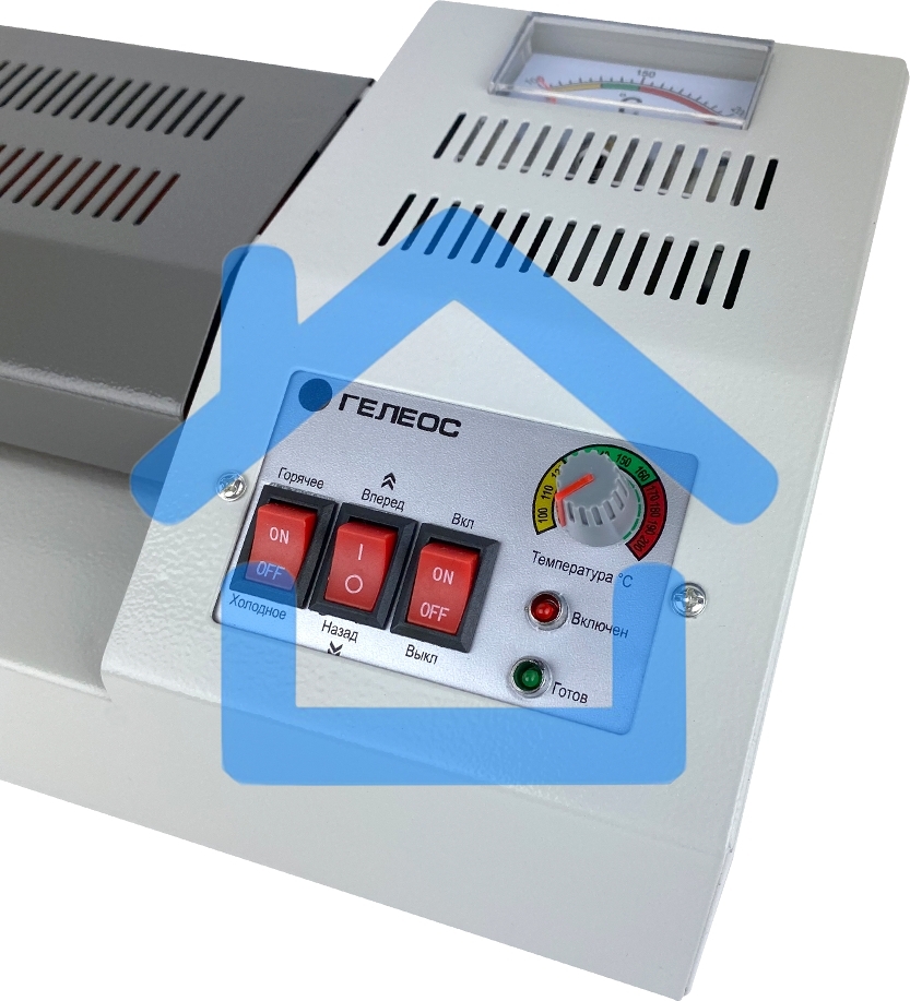 Ламинатор ГЕЛЕОС ЛМ A3 Про, А3, 2х250 (пленка 60-250мкм), 620 мм/мин, 4 вала, реверс, металл. корпус, мах толщина 2мм