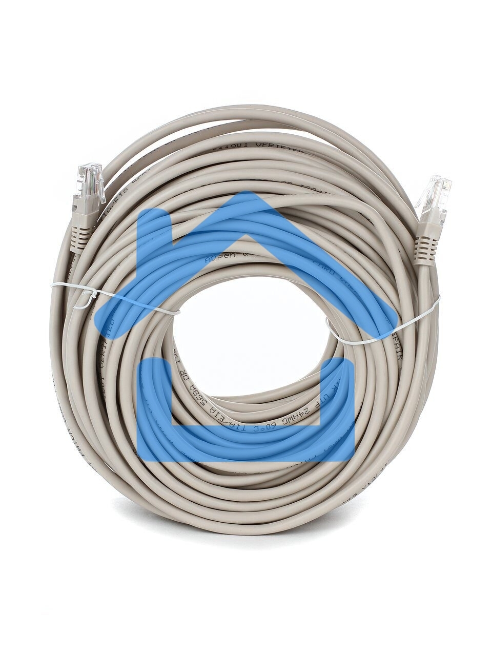 Патч-корд литой Aopen/Qust UTP кат.5е 30м серый