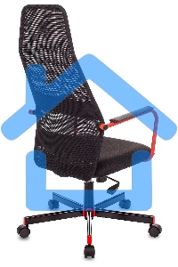 Кресло игровое Zombie ONE черный TW-01 3C11 сетка/ткань с подголов. крестовина металл