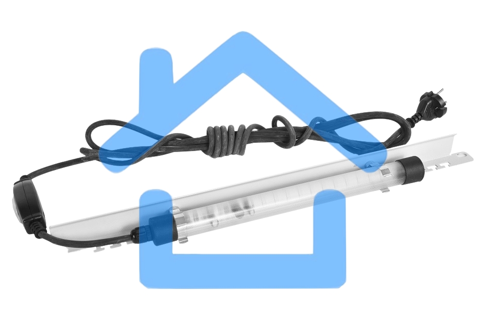 Панель осветительная Rem, с кронштейном серого цвета, 1U, 40х484х35 мм (ВхШхГ), 230V, 19