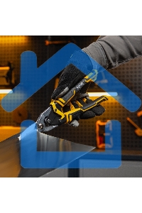 Ножницы по металлу,270мм, прямой рез,сталь-CrMo, трехкомп.рук-ки Denzel