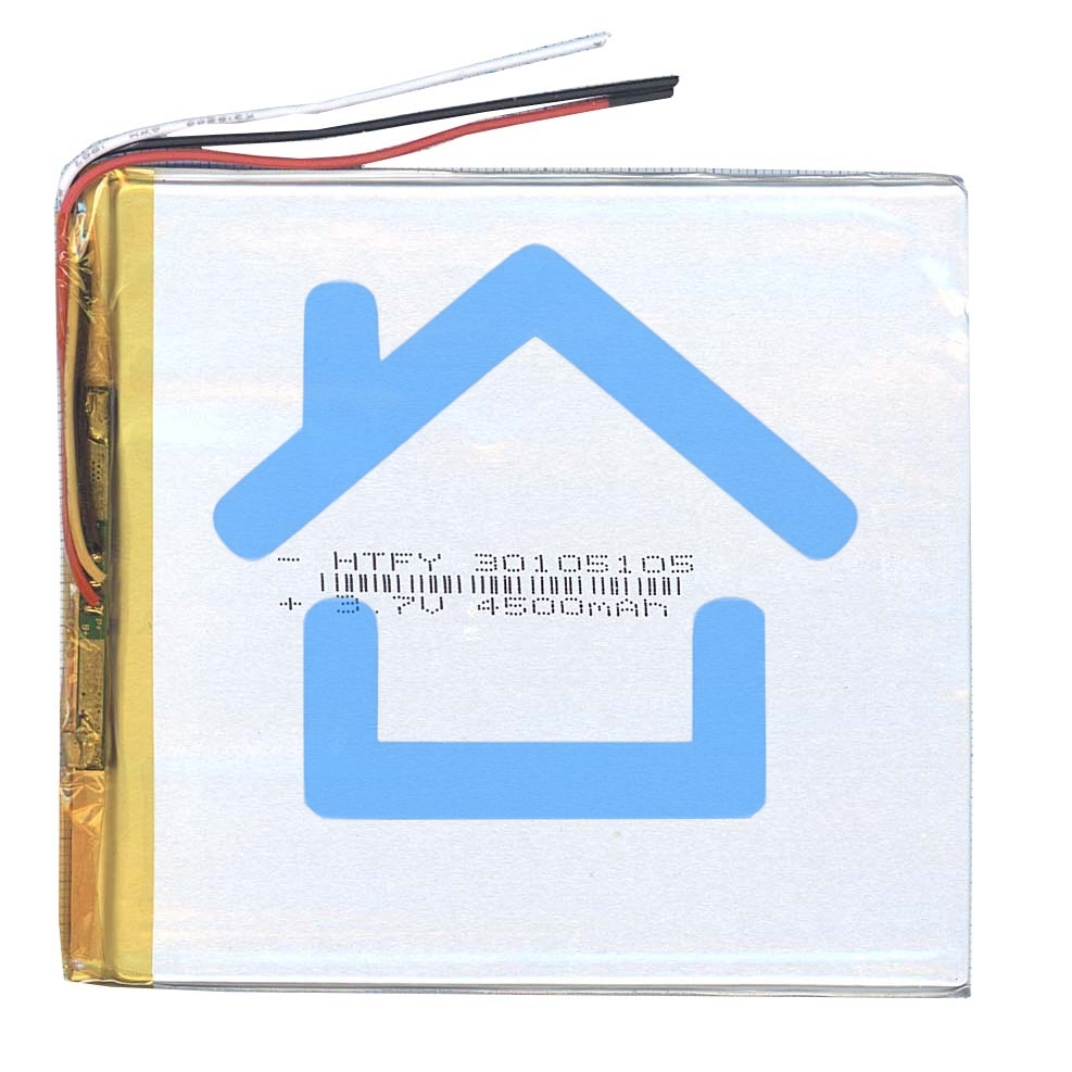 Аккумулятор Li-Pol (батарея) 3*105*105мм 3pin 3.7V/4500mAh