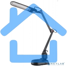 Лампа настольная CAMELION KD-017A С0211W черный в к-те база+струбцина