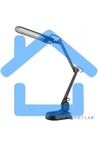 Лампа настольная CAMELION KD-017A С0211W черный в к-те база+струбцина