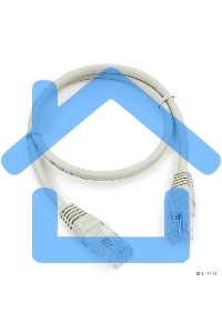 Патч-корд медный UTP Cablexpert PP10-0.5M кат.5, 0.5м, литой, многожильный (серый)