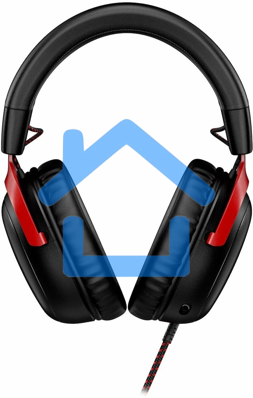 Наушники с микрофоном HyperX Cloud III черный/красный 1.2м мониторные оголовье (727A9AA)