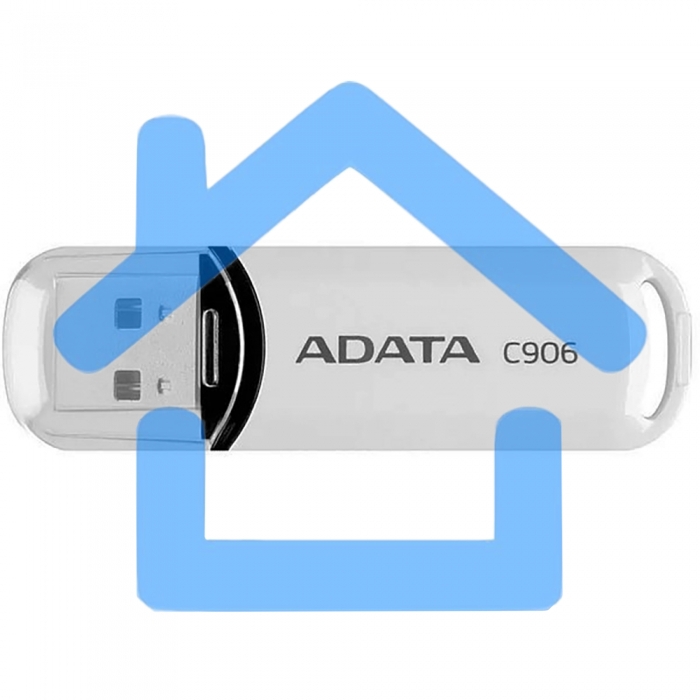 Флешка USB ADATA C906 (AC906-32G-RWH), 32Gb, USB 2.0, R/W 15/5, белый