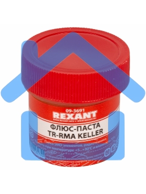 Флюс для пайки Rexant, паста TR-RMA KELLER, 20 мл, банка