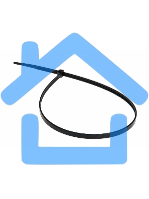 Хомут-стяжка кабельная нейлоновая Rexant 450 x4,8 мм, черная, упаковка 100 шт.