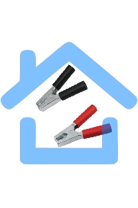 Зажим крокодил Rexant, длина 150 мм, ток 250A, 2 шт., пакет БОПП