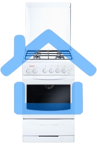 Плита газовая Gefest ПГ 3200-05 белый, конфорок 4 шт, духовка 42 л, 50 см x 85 см x 57 см