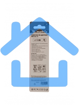 Сверло по дереву Matrix 5 х 86 мм, цилиндрический хвостовик