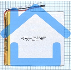 Аккумулятор Li-Pol (батарея) 3*105*105мм 3pin 3.7V/4500mAh