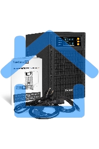 Источник бесперебойного питания On-line ExeGate PowerExpert TL-3000.96V.LCD.AVR.3SH.USB.RS232.SNMP 3000VA/3000W, On-Line, PF=1, LCD, 3*Schuko, RS232, USB, SNMP-slot, встроенные батареи 12V 7.2Ah - 8шт, возможность подключения до 4 внешних батарейных блоко