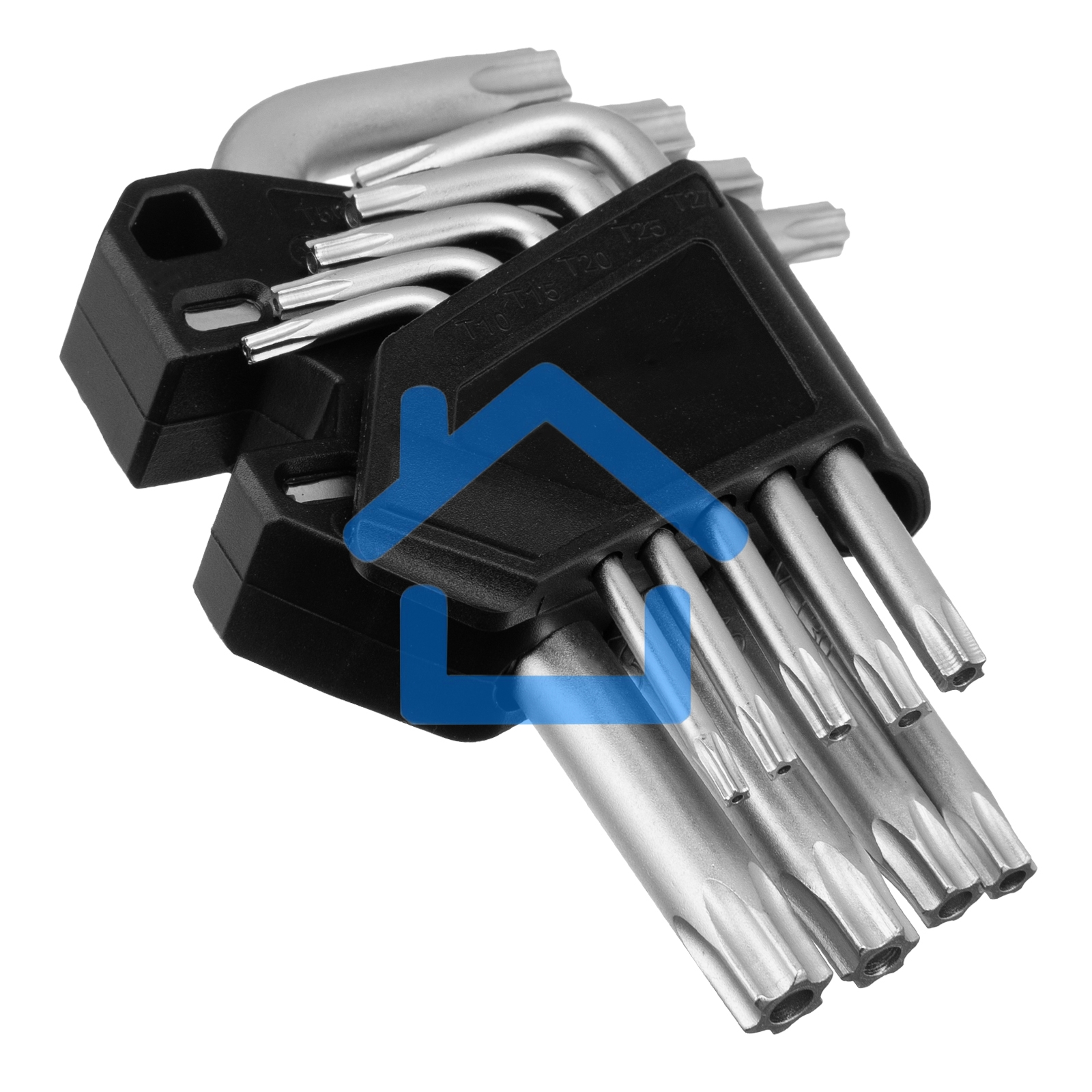 Набор ключей имбусовых Torx-Tempered, TT10-50, CrV, 9 шт. Сибртех
