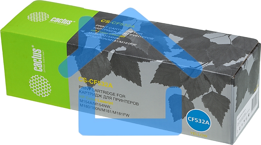 Картридж лазерный Cactus CS-CF532A желтый (900 стр.) для HP LJ M180n/M181fw