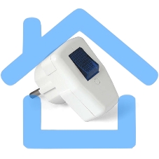 Вилка электрич. с выкл. с заземл. 16А 250В бел. UNIVersal 0056