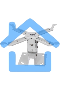 Кронштейн для проектора Buro PR07-W белый макс.12кг потолочный поворот и наклон