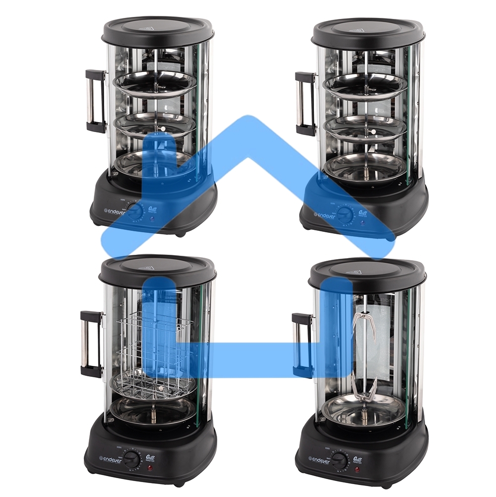 Электрический вертикальный гриль Endever Grillmaster 300