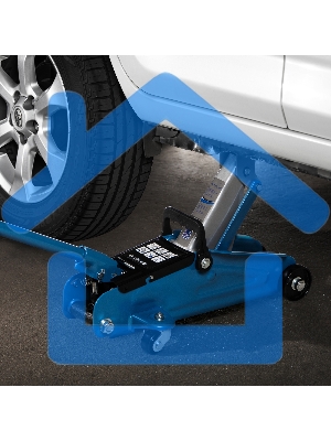 Домкрат гидравлический подкатной, 2 т, h подъема 140–340 мм Stels