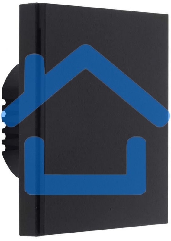 Умный выключатель Aqara H1 EU 1-нокл. без нейтрали черный (WS-EUK01BL)