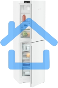 Холодильник Liebherr CND 5204-22 001 белый двухкамерный 185/123л морозилка снизу