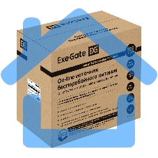 Источник бесперебойного питания On-line ExeGate PowerExpert TL-3000.96V.LCD.AVR.3SH.USB.RS232.SNMP 3000VA/3000W, On-Line, PF=1, LCD, 3*Schuko, RS232, USB, SNMP-slot, встроенные батареи 12V 7.2Ah - 8шт, возможность подключения до 4 внешних батарейных блоко