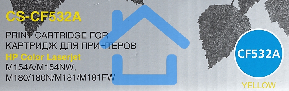 Картридж лазерный Cactus CS-CF532A желтый (900 стр.) для HP LJ M180n/M181fw
